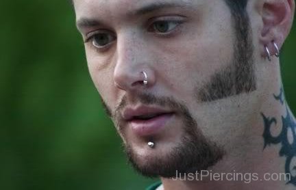 Men With Nose and Chin Piercing-JP12317