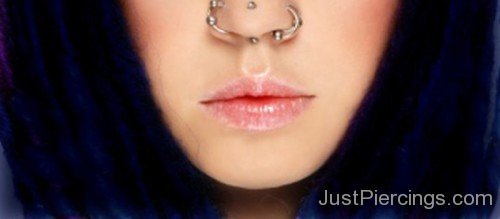 Rhino And Nostril Piercing-JP12312
