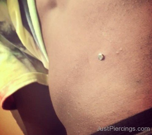 Right Hip Piercing With Dermal-JP12348