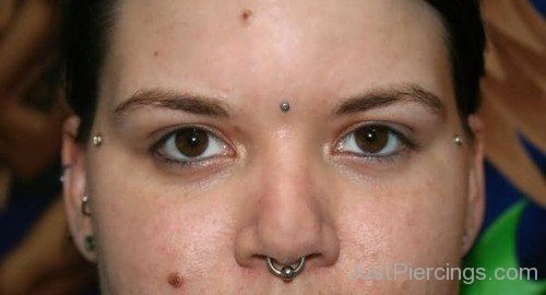 Septum And Third Eye Piercing-JP12330