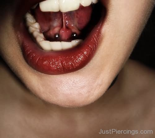 Tongue Frenulum And Lip Frenulum Piercing-JP12325