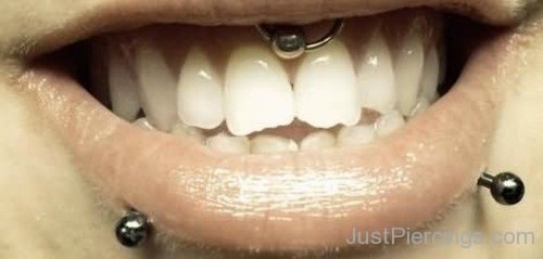 Angel Bites And Snake Bites And Frowny Mouth Piercing-JP12301