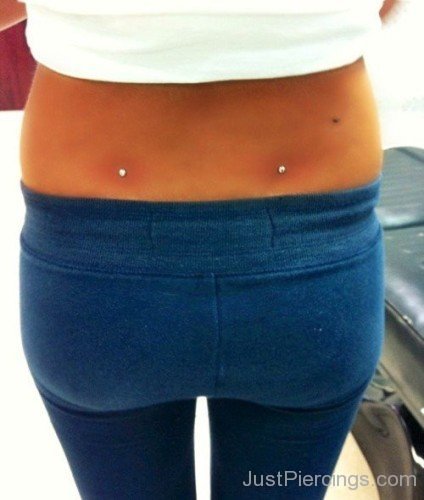 Awesome Back Dimple Piercing