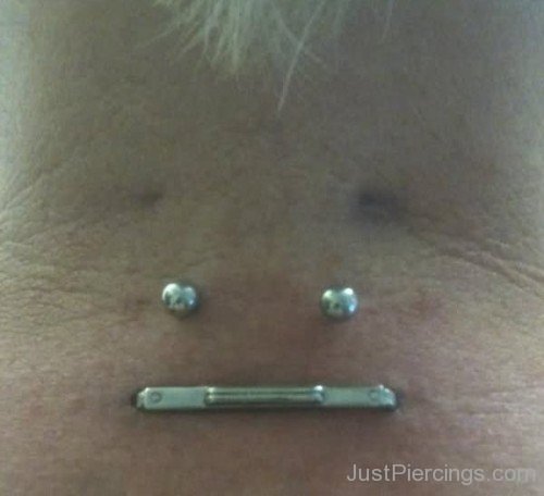 Back Neck Staple And Surface Piercing-JP12302