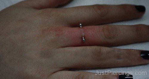 Piercing For Fingers With Silver Barbells For Young-JP12318