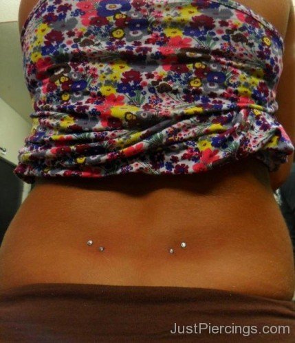 Surface Back Dimple Piercing With Microdermals-JP12339