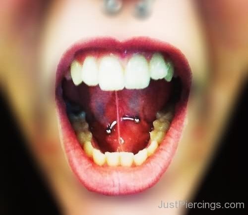Trendy Mouth Piercing-JP12351