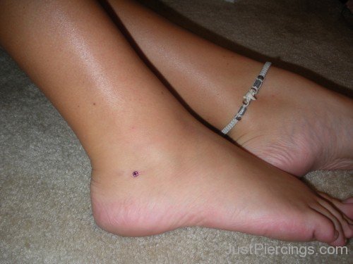 Achilles Piercing On Ankle