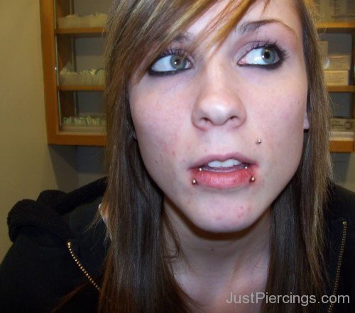 Girl With Lip Piercing
