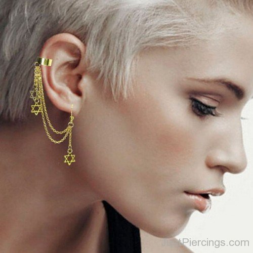Gold Standard Lobe Piercing