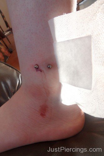 Piercing On Ankle
