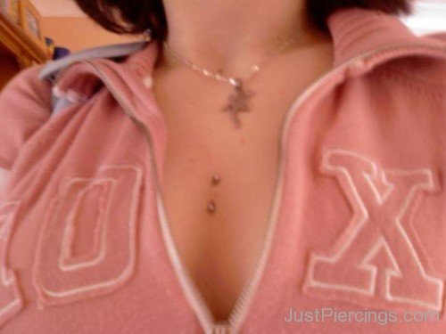 Awesome Sternum Piercing 
