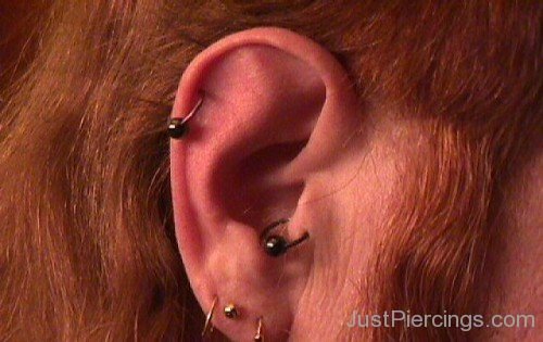 Upper Ear Cartilage Piercing