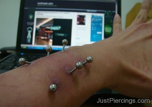 Wrist piercing