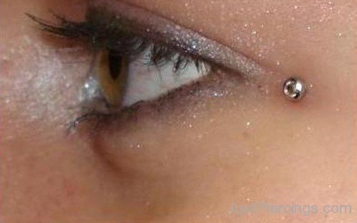 Beautiful Eye Piercing With Dermal-JP106-JP106