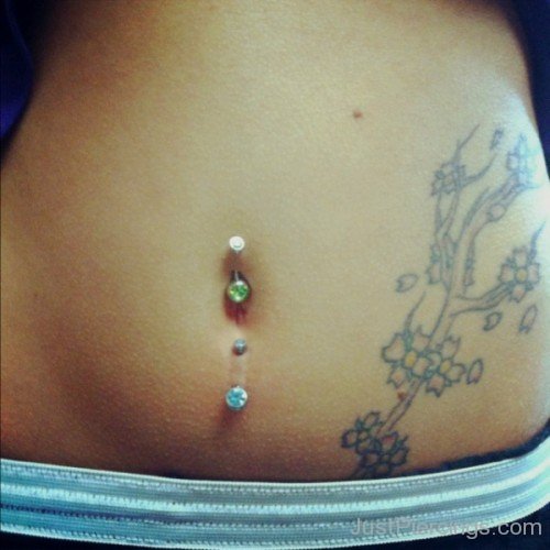 Bottom Belly Button Piercing Picture-JP1049