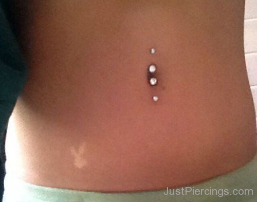 Double Belly Button Piercing-JP1057