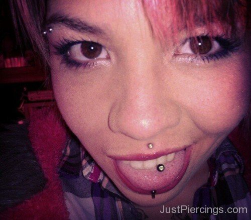 Eyebrow, Tongue And Cyber Bites Piercing-JP140
