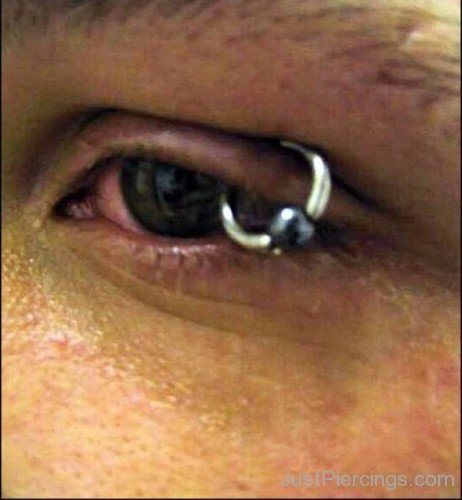 Eyelid Piercing With Ball Closure Ring-JP120-JP120