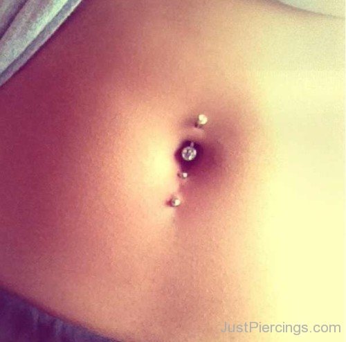 Double Naval Piercing