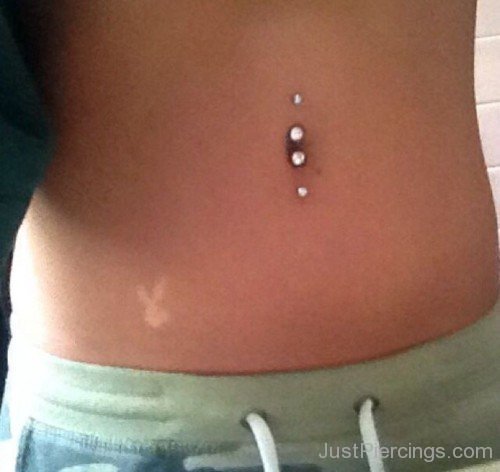Double Belly Button Piercing-JP120