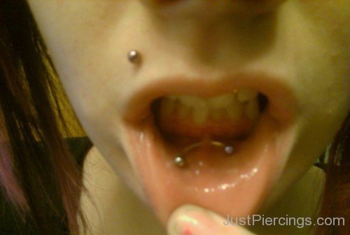 Lip And Frowny Piercing-JP127