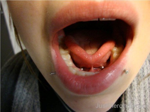 Nice Tongue Frenulum Piercing-JP148