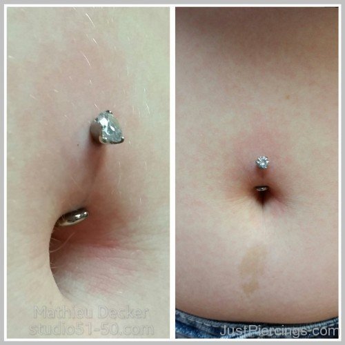Picture Of Navel Piercing-JP164