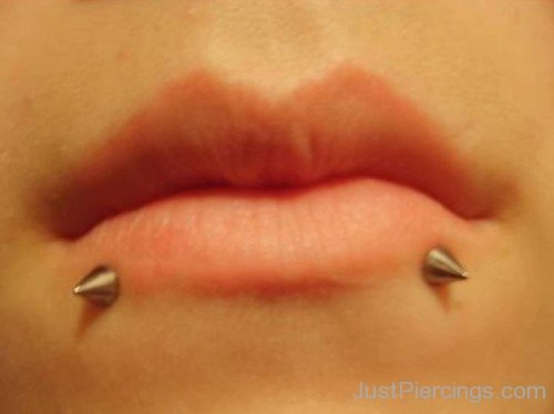 Snake Bites Piercing With Spike Studs-JP162