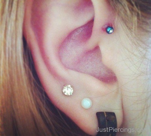  Anti Helix And Lobe Piercing For Girls