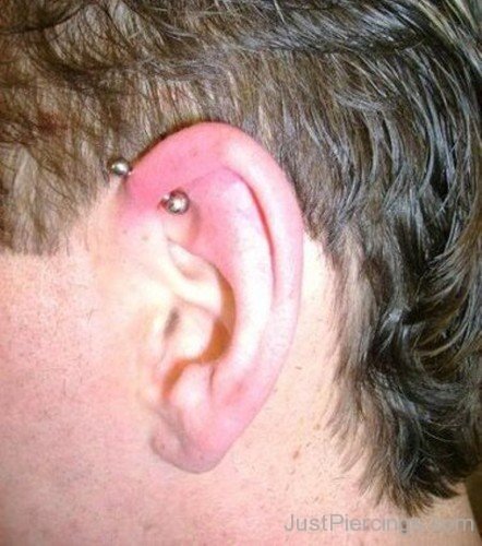 Anti Helix Piercing for Guys-JP1028