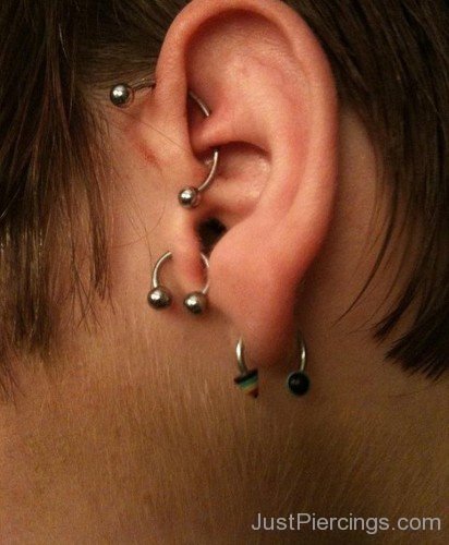Rook To Anti Helix Piercing-JP1122
