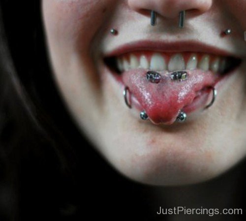 Tongue, Venom And Canine Bites Piercing-JP14104
