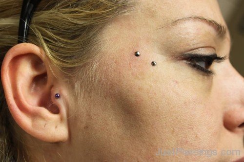 Tragus And Surface Anti Eyebrow Piercing-JP1091