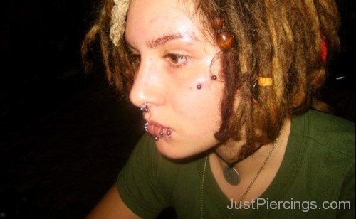 Unique Anti Eyebrow Piercing for Girls-JP1093