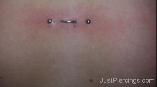 Surface Piercing On Back