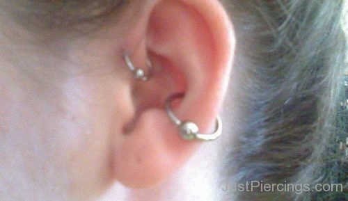 Anti Helix And Conch Piercing-JP1002