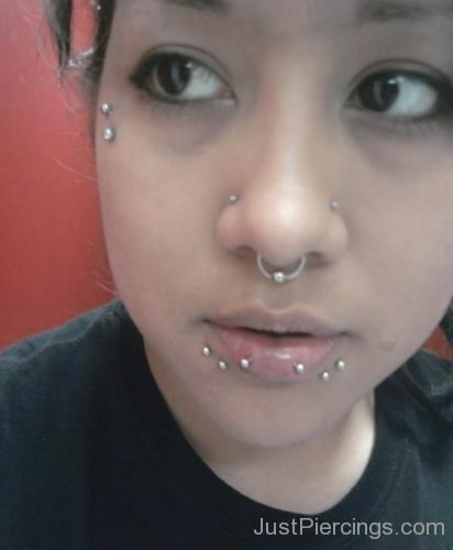 Butterfly Kiss,Septum And Canine Bites Piercing-JP108