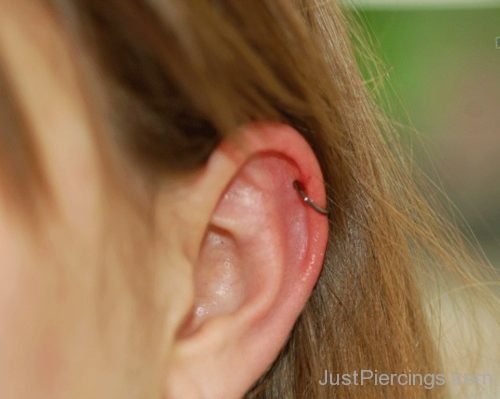 Cartilage Piercing On Girl Left Ear-JP1017