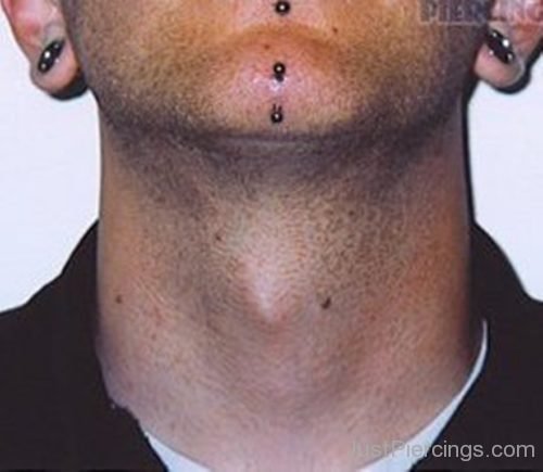 Chin Piercing And Labret Piercing-JP104
