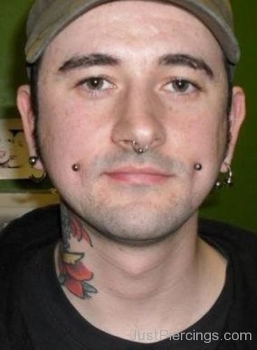 Cool Cheek Ear and Nose Piercing-JP1036