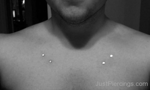 Dermal Clavicle Piercing For Men-JP1075