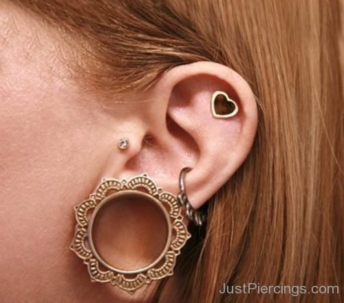 Outer Conch & Tragus Piercing-JP1144