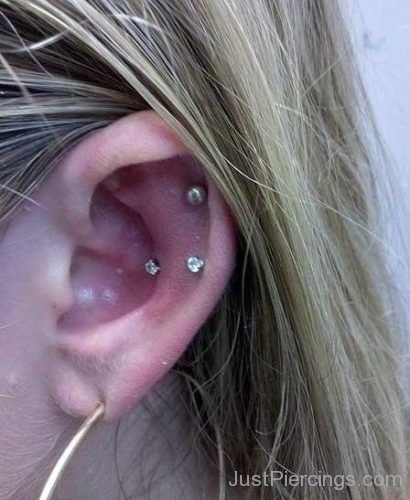 Snug, Outer Conch And Lope Piercing-JP1176