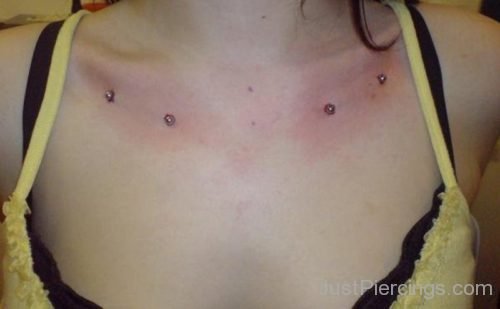 Surface Clavicle Piercings For Girls-JP1118