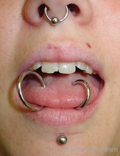Tongue Rings And Septum Piercing-JP139