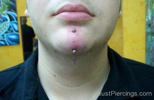 Vertical Surface Chin Piercing-JP140