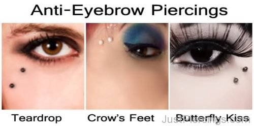 Anti Eyebrow Piercing For Girls-JP105