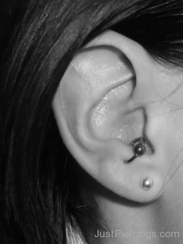 Anti Tragus And Lobe Ear Piercings-JP1003