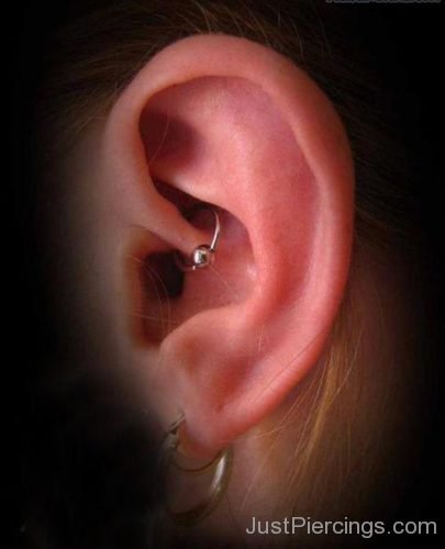 Awesome Daith Piercing And Lobe Piercing-JP1011